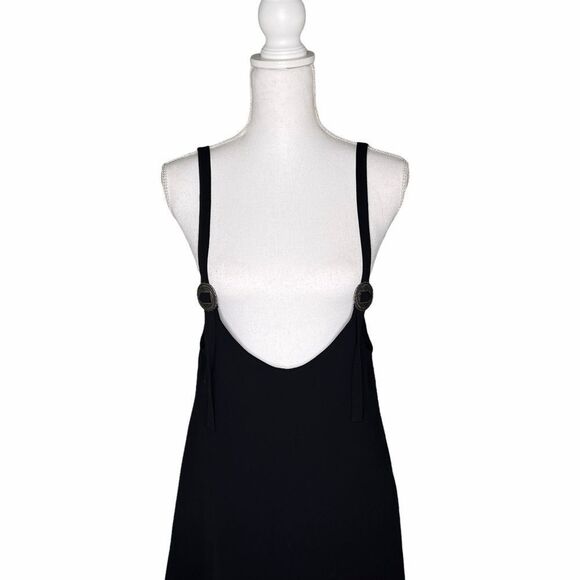 Snidel black overall dress / size F (probably a small/medium) - Picture 3 of 7